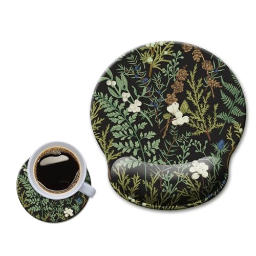 HOPONY Ergonomisches Gel-Mauspad mit Handgelenkauflage, bequemes Computer-Mauspad für Laptop, Schmerzlinderungs-Mauspad mit rutschfester Gummiunterseite, 22,9 x 25,4 cm, Wildblumen HOPONY Ergonomisches Gel-Mauspad mit Handgelenkauflage, bequemes Computer-Mauspad für Laptop, Schmerzlinderungs-Mauspad mit rutschfester Gummiunterseite, 22,9 x 25,4 cm, Wildblumen von HOPONY