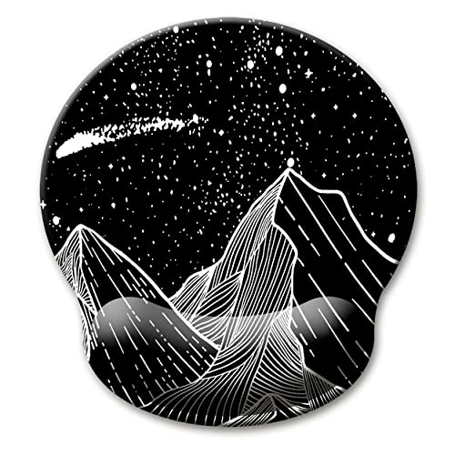 Mountains-Gel-Mauspad mit Handgelenkauflage, bequemes Laptop-Mauspad, Schmerzlinderung, rutschfeste Gummiunterseite Mountains-Gel-Mauspad mit Handgelenkauflage, bequemes Laptop-Mauspad, Schmerzlinderung, rutschfeste Gummiunterseite von HOPONY