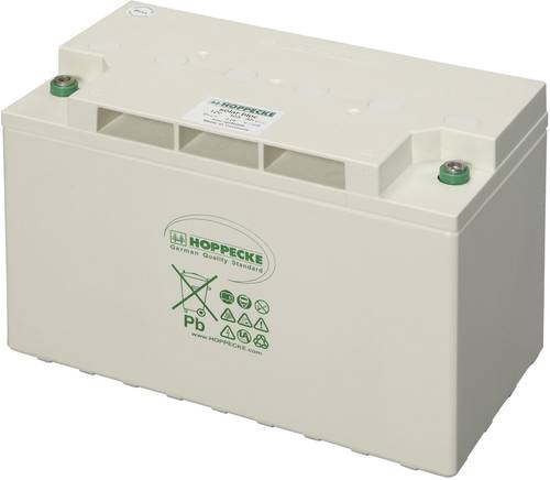 HOPPECKE sun-power VR-M 12-105 3210337105 Solarakku 12V 101Ah Blei-Vlies (AGM) (B x H x T) 344 x 230 von HOPPECKE