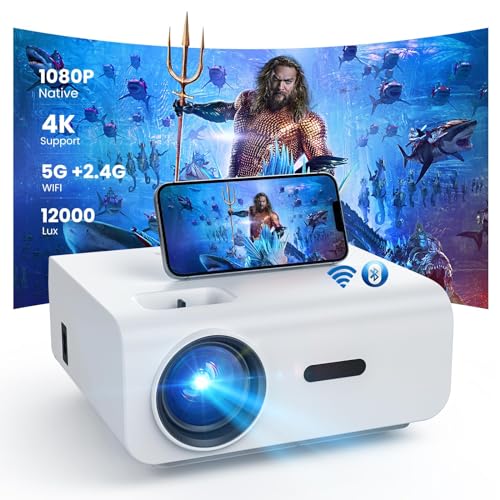 HOPVISION Beamer, Mini Beamer WiFi Bluetooth Full HD 1080P, Beamer 4K Heimkino Unterstützt mit Zoomfunktion HOPVISION Beamer, Mini Beamer WiFi Bluetooth Full HD 1080P, Beamer 4K Heimkino Unterstützt mit Zoomfunktion von HOPVISION