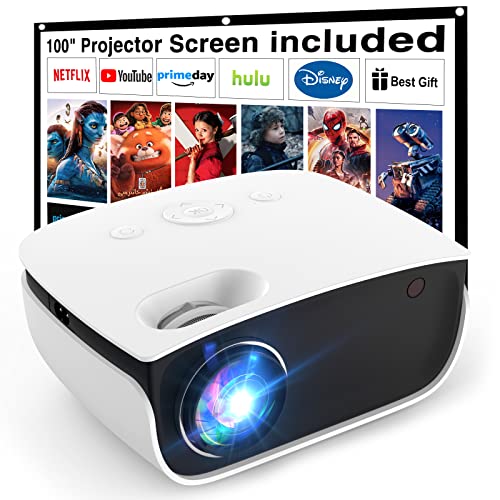 HOPVISION Mini Beamer, Projektor Full HD 1080P Unterstützt, Beamer Handy Tragbarer Heimkino Camping Outdoor Beamer mit Zoom, Kompatibel mit Handy/Tablet/HDMI/TV Stick/USB HOPVISION Mini Beamer, Projektor Full HD 1080P Unterstützt, Beamer Handy Tragbarer Heimkino Camping Outdoor Beamer mit Zoom, Kompatibel mit Handy/Tablet/HDMI/TV Stick/USB von HOPVISION