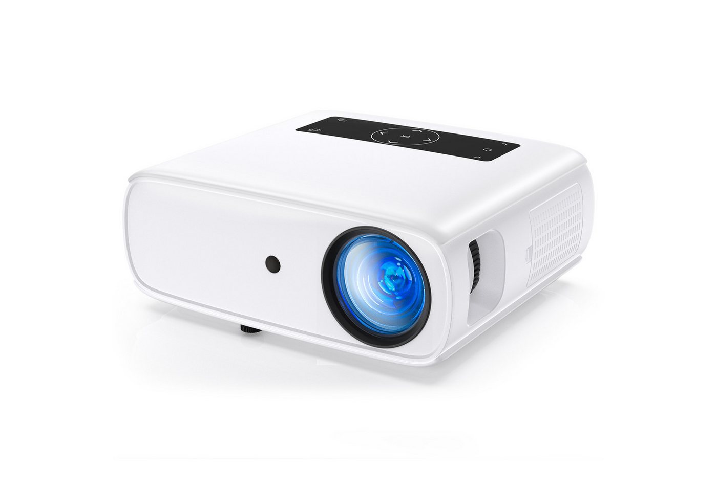 HOPVISION Native 1080P Full HD, 4K Heimkino, 150.000 Stunden, 350'' Display Beamer (10000 lm, 12000:1, 1920x1080 px, Bluetooth, kompatibel mit Smartphone/PC/Laptop/PS4/TV-Stick/EXCEL/PPT) von HOPVISION