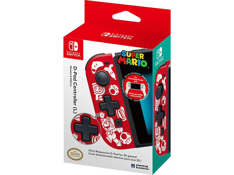 HORI D-Pad - Super Mario Controller Rot für Nintendo Switch von HORI