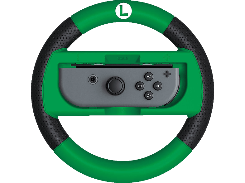 HORI Deluxe Wheel Attachment (Luigi), Lenkrad für Nintendo Switch, Grün/Schwarz von HORI