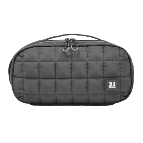 HORI Gesteppte Tasche (Schwarz) für Nintendo Switch 2 - Offiziell lizenziert von Nintendo von HORI