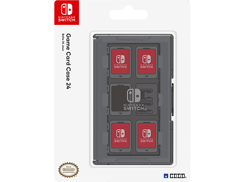 HORI Nintendo Switch Card Case (24) - Schwarz Tasche, von HORI