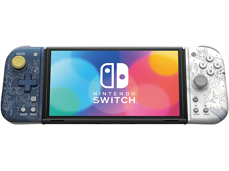 HORI Split Pad Compact (Eevee Evolutions) Controller Mehrfarbig für Nintendo Switch, Switch OLED von HORI