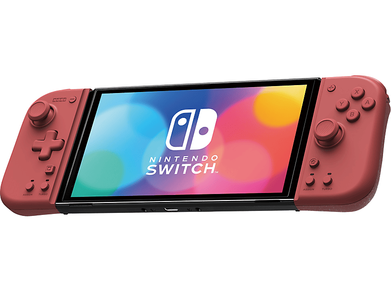 HORI Split Pad Compact (apricot rot) Controller Apricot Rot für Nintendo Switch von HORI