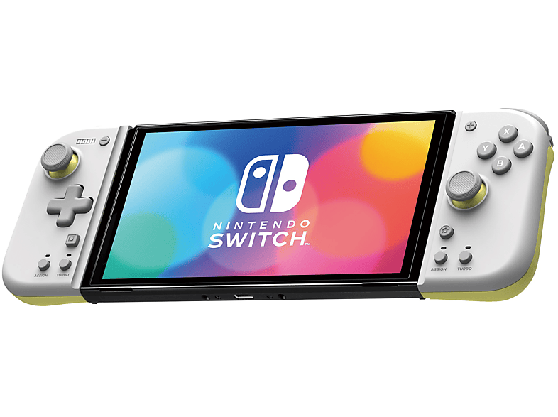 HORI Split Pad Compact (hellgrau-gelb) Controller hellgrau-gelb für Nintendo Switch von HORI