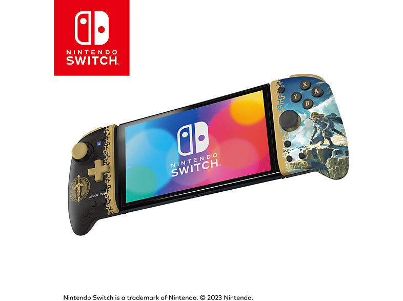 HORI Split Pad Pro - Zelda Tears of the Kindgom Controller Mehrfarbig für Nintendo Switch, Switch OLED von HORI