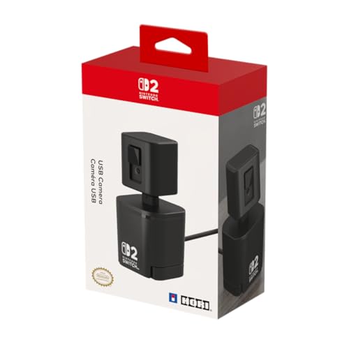 HORI USB-Kamera (Schwarz) für Nintendo Switch 2 - Offiziell lizenziert von Nintendo von HORI