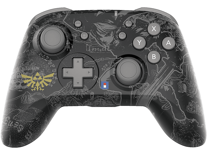 HORI Wireless Switch Controller- Legend of Zelda Controller Schwarz für Nintendo von HORI