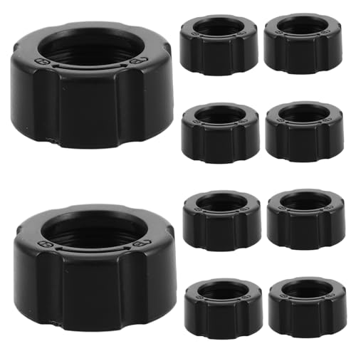 HORIALENCE 10 Stück Mobilfunkmutter Autozubehör Anschraubbarer Kopf Für Die Automontage Fester Kugelgelenk-Adapter-spannring Ringversteller Auto Versorgung Plastik Schwarz HORIALENCE 10 Stück Mobilfunkmutter Autozubehör Anschraubbarer Kopf Für Die Automontage Fester Kugelgelenk-Adapter-spannring Ringversteller Auto Versorgung Plastik Schwarz von HORIALENCE