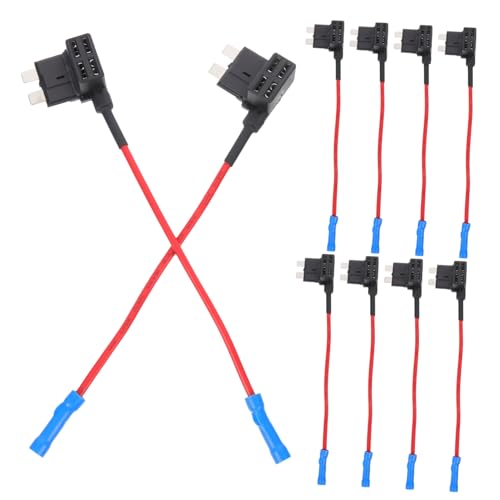 HORIALENCE 10Stücke Inline Sicherungshalter mit Abdeckung für Autosicherungen Gauge Draht zu Staubdichtes Design für Kfz Stromdieb Adapter und Stromversorgungsschutz HORIALENCE 10Stücke Inline Sicherungshalter mit Abdeckung für Autosicherungen Gauge Draht zu Staubdichtes Design für Kfz Stromdieb Adapter und Stromversorgungsschutz von HORIALENCE