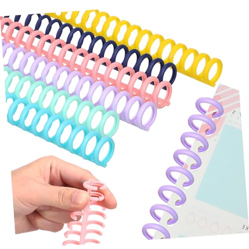 HORIALENCE 12Stücke Binderinge für Buchbindung Fichten Korallen Pastell für DIY Projekte HORIALENCE 12Stücke Binderinge für Buchbindung Fichten Korallen Pastell für DIY Projekte von HORIALENCE