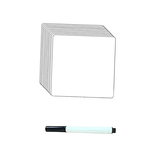 HORIALENCE 12Stücke Wiederverwendbare Abnehmbare Whiteboard Aufkleber mit Stift Waschbare für Kühlschrank für Büro Schule und Zuhause HORIALENCE 12Stücke Wiederverwendbare Abnehmbare Whiteboard Aufkleber mit Stift Waschbare für Kühlschrank für Büro Schule und Zuhause von HORIALENCE