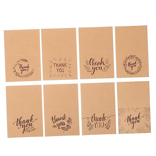 HORIALENCE 16Sätze Dankeskarten aus Kraftpapier Dankesnotizen für Kleine Unternehmen Tragbar und Langlebig für Boutiquen Online und Geschenkverpackungen HORIALENCE 16Sätze Dankeskarten aus Kraftpapier Dankesnotizen für Kleine Unternehmen Tragbar und Langlebig für Boutiquen Online und Geschenkverpackungen von HORIALENCE