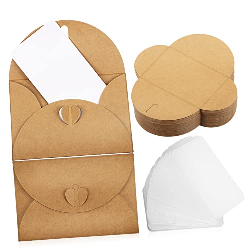 HORIALENCE 1Satz Kraftpapier Umschläge mit Blankokarten Vintage Design Herzförmiger Verschluss für Einladungen Geschenkkarten Dankeskarten und Persönliche Grüße HORIALENCE 1Satz Kraftpapier Umschläge mit Blankokarten Vintage Design Herzförmiger Verschluss für Einladungen Geschenkkarten Dankeskarten und Persönliche Grüße von HORIALENCE