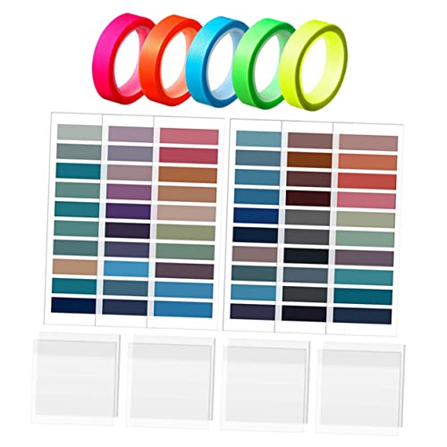HORIALENCE 1Satz Selbstklebende Registerkarten Multifunktionale Highlight Flaggen für Notizen Transparent Praktisch für Zuhause und Büro HORIALENCE 1Satz Selbstklebende Registerkarten Multifunktionale Highlight Flaggen für Notizen Transparent Praktisch für Zuhause und Büro von HORIALENCE
