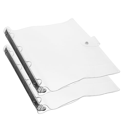 HORIALENCE 2Stücke Notebook Ordner mit Transparenten Bindemittelabdeckungen Wiederverwendbar und Schmutzabweisend für Schule und Platzsparend und Leicht zu Transportieren HORIALENCE 2Stücke Notebook Ordner mit Transparenten Bindemittelabdeckungen Wiederverwendbar und Schmutzabweisend für Schule und Platzsparend und Leicht zu Transportieren von HORIALENCE