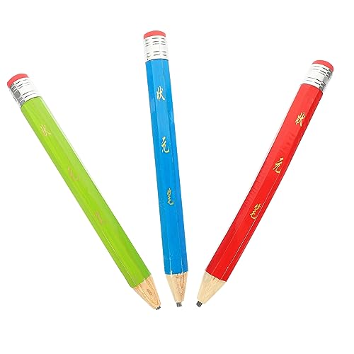 HORIALENCE 3Stücke Große Holzstifte für Schule und Zeichnen Ergonomische Cartoonstifte für Vielseitig Einsetzbar Klassenzimmern und Aktivitäten Leicht und Tragbar HORIALENCE 3Stücke Große Holzstifte für Schule und Zeichnen Ergonomische Cartoonstifte für Vielseitig Einsetzbar Klassenzimmern und Aktivitäten Leicht und Tragbar von HORIALENCE