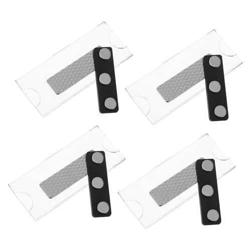 HORIALENCE 4 Stück Magnetische transparente Brustkarte Ausweiskartenhalter Hochzeit schicken Tags ab Namensschildhalter ID -Abzeichenhalter Handelsshow -ID -Abzeichen Ausweishalter Acryl HORIALENCE 4 Stück Magnetische transparente Brustkarte Ausweiskartenhalter Hochzeit schicken Tags ab Namensschildhalter ID -Abzeichenhalter Handelsshow -ID -Abzeichen Ausweishalter Acryl von HORIALENCE