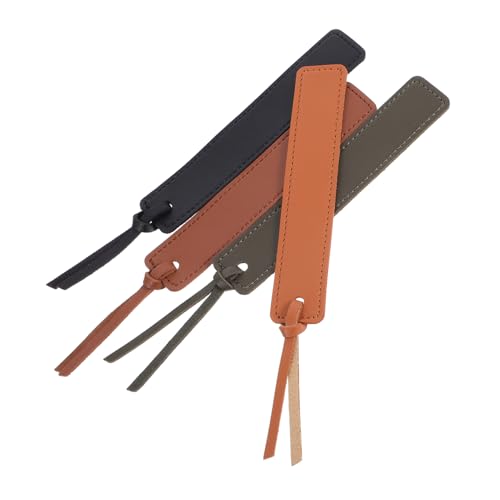 HORIALENCE 4Stücke Leder Lesezeichen Elegante Lesezeichen aus Leder für Schule Zuhause Vielseitige Seitenmarkierungen Lesegeschenk HORIALENCE 4Stücke Leder Lesezeichen Elegante Lesezeichen aus Leder für Schule Zuhause Vielseitige Seitenmarkierungen Lesegeschenk von HORIALENCE