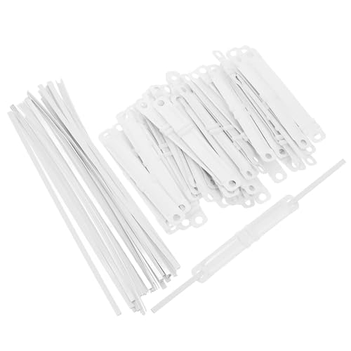 HORIALENCE 50 Stück Schnalle zum Binden von Dokumenten Dokumentenverschluss aus Kunststoff Loseblatt-Bindeklammer Dokumentenklammern aus Kunststoff Basis für Papierdatei Plastik Weiß HORIALENCE 50 Stück Schnalle zum Binden von Dokumenten Dokumentenverschluss aus Kunststoff Loseblatt-Bindeklammer Dokumentenklammern aus Kunststoff Basis für Papierdatei Plastik Weiß von HORIALENCE