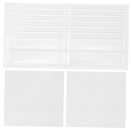 HORIALENCE 50Stücke Selbstklebende Etikettenhalter für Papieretiketten Transparente Kartenhüllen für Regalbeschriftung Organizer für Büro Zuhause und Schule HORIALENCE 50Stücke Selbstklebende Etikettenhalter für Papieretiketten Transparente Kartenhüllen für Regalbeschriftung Organizer für Büro Zuhause und Schule von HORIALENCE