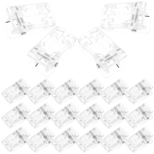 HORIALENCE 50Stücke Transparente Id Halter mit Federclips Stabile und Praktische Büroklammern für Abzeichen Zugangskarten Rechnungen für Büro und Veranstaltungen HORIALENCE 50Stücke Transparente Id Halter mit Federclips Stabile und Praktische Büroklammern für Abzeichen Zugangskarten Rechnungen für Büro und Veranstaltungen von HORIALENCE