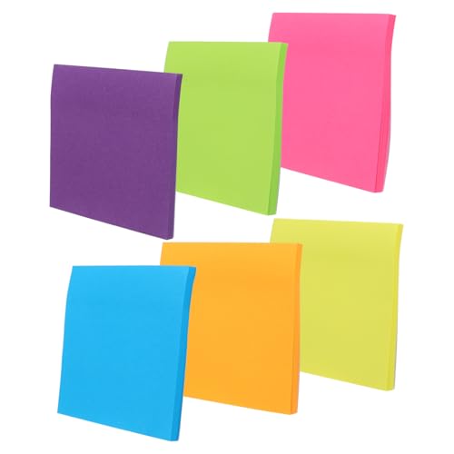 HORIALENCE 6 Stück Fluoresziernotizen Schulmaterial Gymnasium ästhetische notizbücher Schulmaterial süß Notizen posten Mini-Bürobedarfsset Schulzubehör für die Uni Papier HORIALENCE 6 Stück Fluoresziernotizen Schulmaterial Gymnasium ästhetische notizbücher Schulmaterial süß Notizen posten Mini-Bürobedarfsset Schulzubehör für die Uni Papier von HORIALENCE