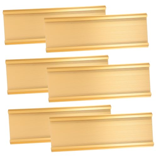 HORIALENCE 6 Stück Hausnummer Badezimmerschild Anzeichen für Geschäft Büroschild für Konferenzraum Büroschild Badezimmer Türschild Türschilder fürs Büro Aluminiumlegierung Golden HORIALENCE 6 Stück Hausnummer Badezimmerschild Anzeichen für Geschäft Büroschild für Konferenzraum Büroschild Badezimmer Türschild Türschilder fürs Büro Aluminiumlegierung Golden von HORIALENCE