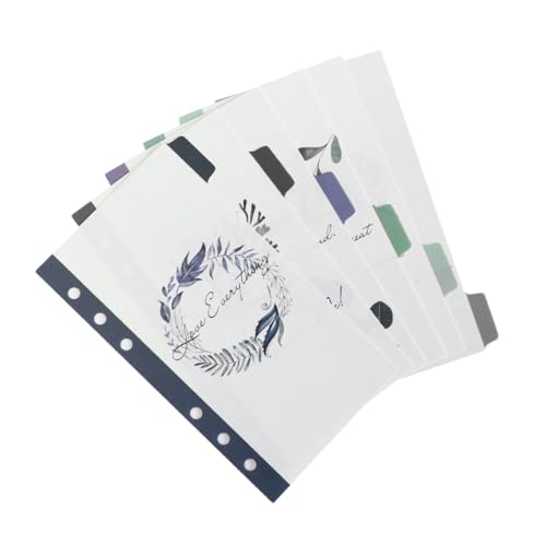 HORIALENCE 6Stücke Ordner Trennblätter Farbige Index Teiler für Notizbücher für Präsentationen Berichte und Journale Effiziente Organisation für Büro und Zuhause HORIALENCE 6Stücke Ordner Trennblätter Farbige Index Teiler für Notizbücher für Präsentationen Berichte und Journale Effiziente Organisation für Büro und Zuhause von HORIALENCE
