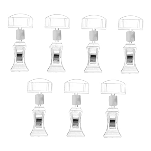 HORIALENCE 7Stücke Werbeanzeige Clips Drehbare Preisklammer aus Hochwertigem Acryl für Supermärkte Einzelhandel und Küchenorganisation Praktisch und Langlebig für Preisschilder HORIALENCE 7Stücke Werbeanzeige Clips Drehbare Preisklammer aus Hochwertigem Acryl für Supermärkte Einzelhandel und Küchenorganisation Praktisch und Langlebig für Preisschilder von HORIALENCE