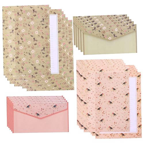 HORIALENCE 90Stücke Briefpapier Set mit Umschlägen und Blütenmuster für Einladungen Dankesnotizen und Persönliche Briefe für Kreative Projekte HORIALENCE 90Stücke Briefpapier Set mit Umschlägen und Blütenmuster für Einladungen Dankesnotizen und Persönliche Briefe für Kreative Projekte von HORIALENCE