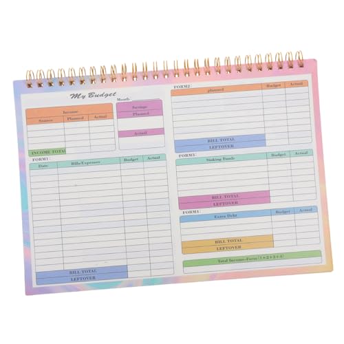 HORIALENCE Taschenbuch Tagesplaner Notizblock Ausgaben-Tracker Arbeitsorganisator-Notizbuch Budgetorganisator Täglicher Aufgabenplaner Bargeld-Budget-Ordner Sparbuch Papier HORIALENCE Taschenbuch Tagesplaner Notizblock Ausgaben-Tracker Arbeitsorganisator-Notizbuch Budgetorganisator Täglicher Aufgabenplaner Bargeld-Budget-Ordner Sparbuch Papier von HORIALENCE