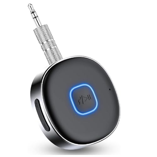 HORJOR Bluetooth 5.0 Empfänger Drahtloser Bluetooth Adapter für Auto, Kopfhörer, Freisprechanrufe, Dual Verbindung, 16H Standby Time HORJOR Bluetooth 5.0 Empfänger Drahtloser Bluetooth Adapter für Auto, Kopfhörer, Freisprechanrufe, Dual Verbindung, 16H Standby Time von HORJOR