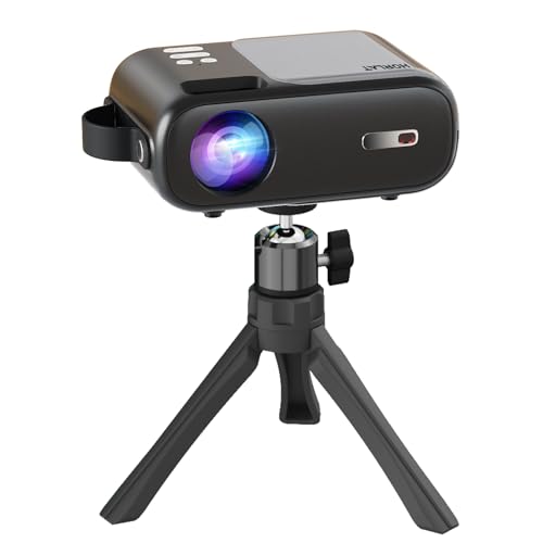 Mini Beamer Stativ Projektorständer, HORLAT Stativ für Mini Projektor mit 360° Metall Drehbarer Kugelkopf für Kamera, Mini Beamer, Webcam (Seegrau Blau) von HORLAT