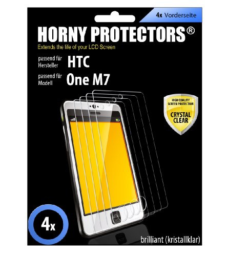 Horny Protectors Set 4X Brilliant klar Displayschutzfolie für HTC One M7 Horny Protectors Set 4X Brilliant klar Displayschutzfolie für HTC One M7 von Horny Protectors