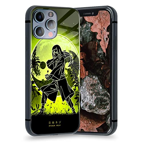 Aesthetic Anime Glänzende Hartglas-Handyhüllen Manga Shell Cover (Neji Hyuga, für iPhone 12 Pro) von HOSCLANS