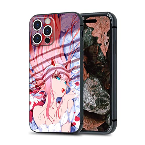 HOSCLANS Anime Drucken Handyhüllen Stoßfeste Weiches Silikon Schutzhülle (für iPhone 11 Pro,Zero Two 02 Franxx) von HOSCLANS