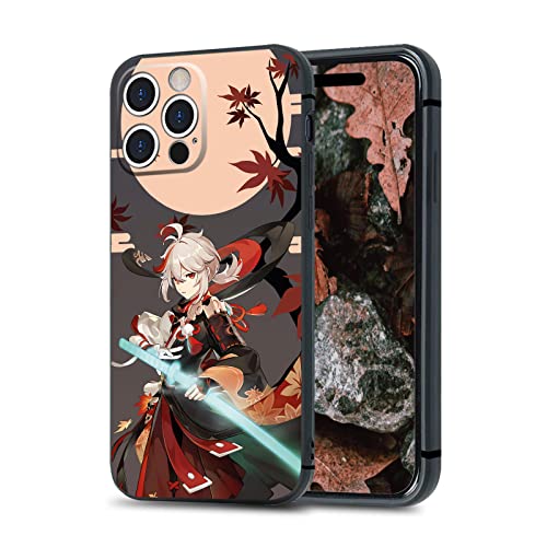 HOSCLANS Kaedehara Kazuha anime Stoßfeste Schutzhülle Manga Drucken Matt Weiches Silikon Handyhüllen für iPhone 13 Mini von HOSCLANS