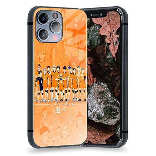 Haikyu!! Karasuno Team Anime Schutzhülle für iPhone 7 / 8 / SE (2020), Hartglas, glänzend, Manga von HOSCLANS