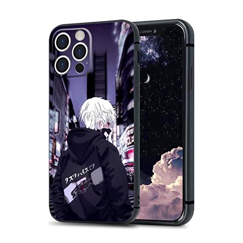 Ken Kaneki Schutzhülle für iPhone 12, weiches Silikon, stoßfest, Anime-Motiv von HOSCLANS