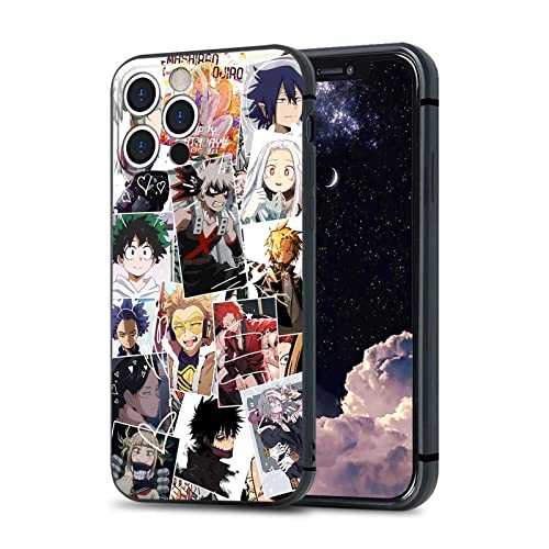 Schutzhülle für iPhone 13, Anime BNHA My Hero Academia Meme Collage MHA Manga matt von HOSCLANS