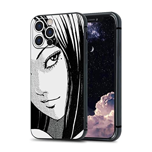 Stoßfeste Anime-Handyhüllen, weiches Silikon, Schutzhülle (Tomie Kawakami, für iPhone 13 Pro Max) von HOSCLANS