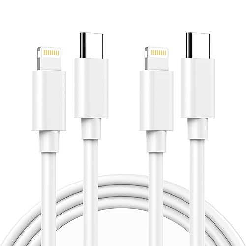 USB C Lightning Kabel 1M 2Pack[Apple MFi Zertifiziert], iPhone Ladekabel USB C Schnellladekabel iPhone Kabel USB C auf Lightning Kabel für Apple iPhone 14 13 12 11 Pro Max/Plus/Mini/XR/XS/X/8/SE/iPad von HOSOW
