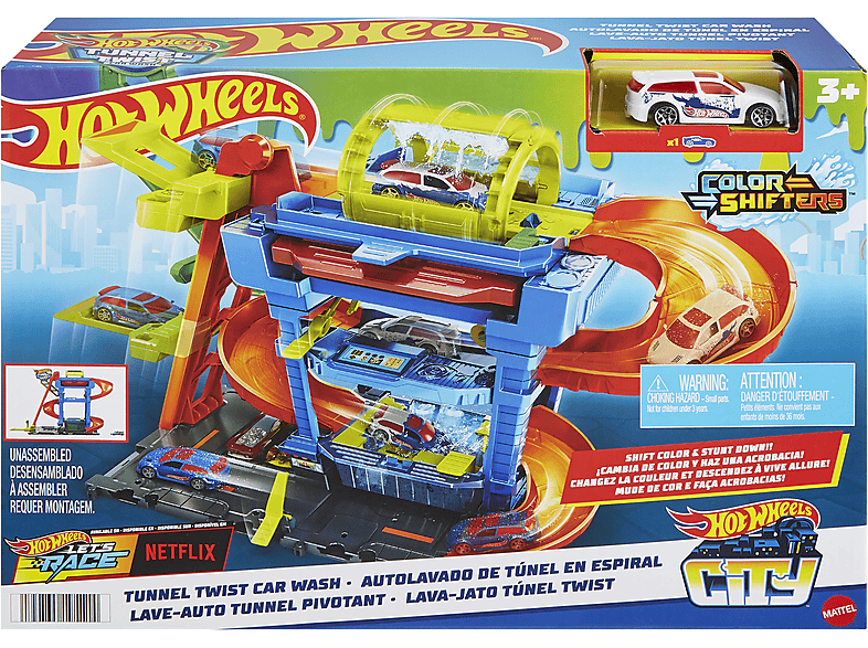 HOT WHEELS HTN80 Hot Wheels City Tunnel Twist Car Wash Spielset Mehrfarbig HOT WHEELS HTN80 Hot Wheels City Tunnel Twist Car Wash Spielset Mehrfarbig von HOT WHEELS