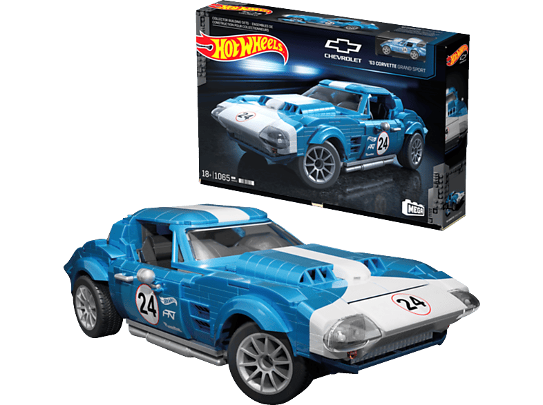 HOT WHEELS HWW23 Mega 63 Corvette Grand Sport Spielzeugauto, Mehrfarbig von HOT WHEELS