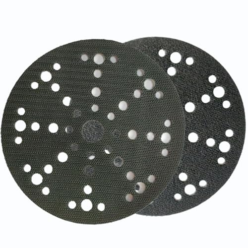 HOTCKB 2 Stück Klett Schleifteller 150mm Schleiftellerschoner 49 Löcher Klettverschluss Schutzauflag 6 Zoll Polierteller für Exzenterschleifer HOTCKB 2 Stück Klett Schleifteller 150mm Schleiftellerschoner 49 Löcher Klettverschluss Schutzauflag 6 Zoll Polierteller für Exzenterschleifer von HOTCKB